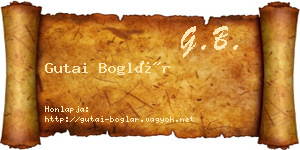 Gutai Boglár névjegykártya
